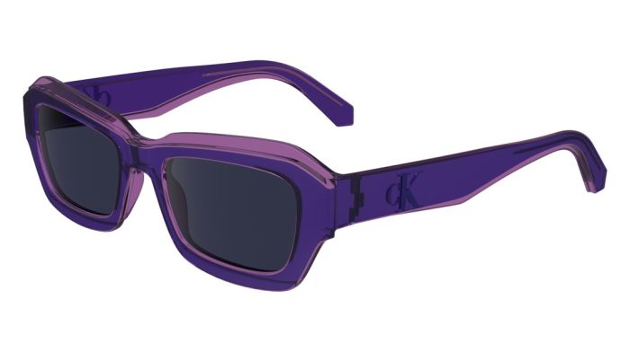 Occhiale CALVIN KLEIN JEANS da Sole PURPLE Unisex 2