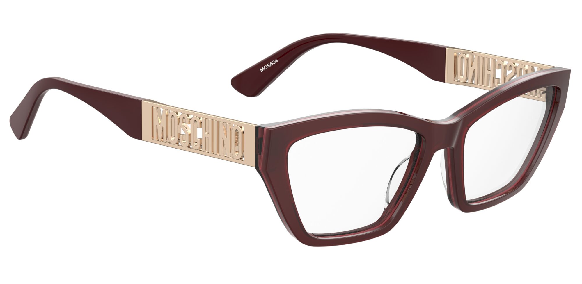 MOSCHINO - MOS634 BURGUNDY 2 1 Occhiale MOSCHINO da Vista Donna 1
