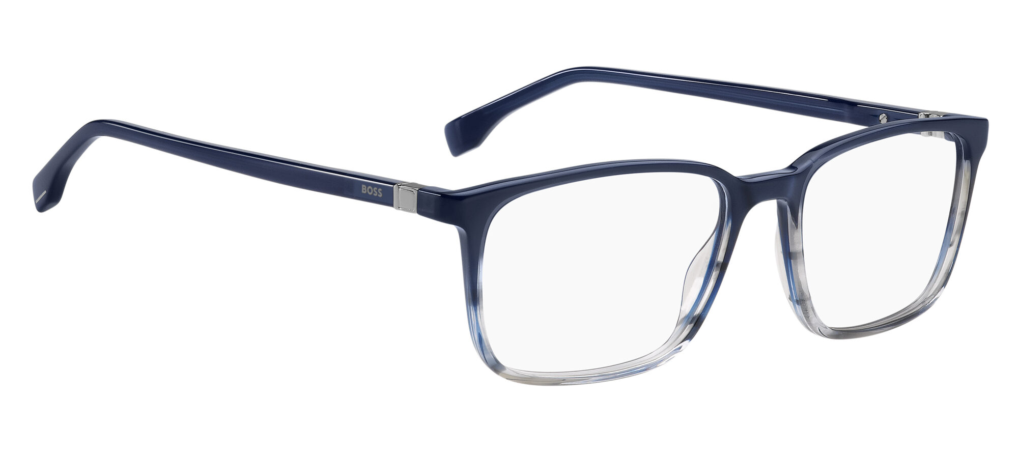 HUGO BOSS - BOSS 1436 BLUE HORN GREY 1 Occhiale HUGO BOSS da Vista Uomo 1
