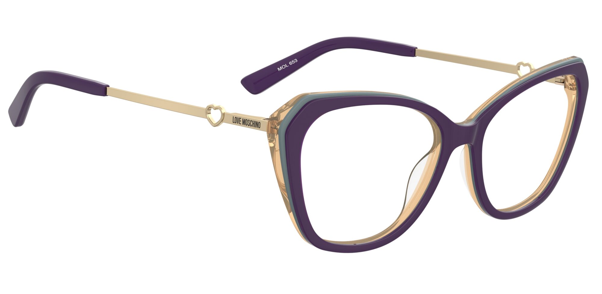 MOSCHINO LOVE - MOL653 VIOLET MULTIC 1 Occhiale MOSCHINO LOVE da Vista Donna 1
