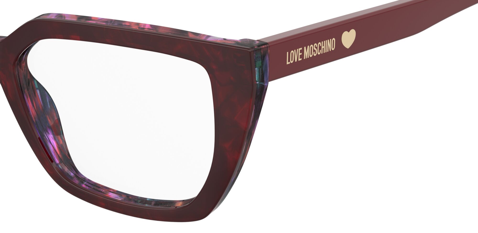 MOSCHINO LOVE - MOL656 BURGUNDY 2 1 Occhiale MOSCHINO LOVE da Vista Donna 1