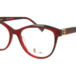 XTAL DRK RED FRONT AV.RED TEMPLE OTTANIUM+AVANA RED FRONT BONDING  PLASTIC FRAME