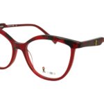 XTAL DARK RED+AVANA RED FRONT AND TEMPLE  PLASTIC FRAME