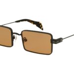 BLACK MATT FRONT/TEMPLE AVANA AC ETIP BROWN MIRR LENSES  SUNGLASSES