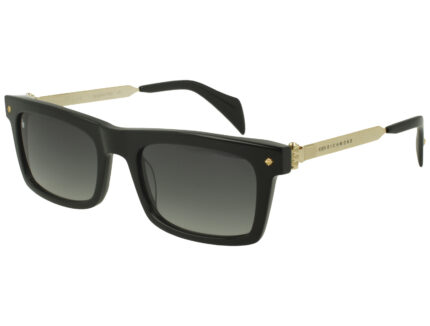 BLACK FRONT/ETIP GRAD GREY LENSES PLASTIC SUNGLASSES