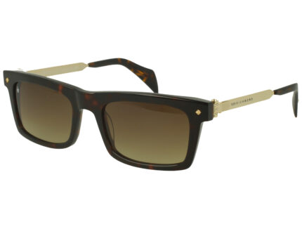 DARK AVANA FRONT/ETIP GRAD DARK BROWN LENSES PLASTIC SUNGLASSES