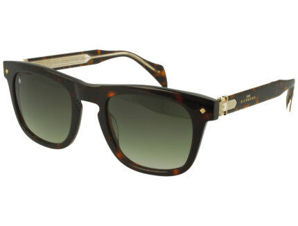 DARK AVANA FRONT DRK AVANA /XTAL TEMPLE  GR DRK GREEN LENSES PLASTIC SUNGLASS