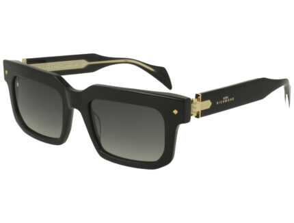 BLACK FRONT BLACK/XTAL TEMPLE  GR DRK GREY LENSES PLASTIC SUNGLASSES