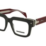 BLACK MATT FRONT FULL BOREDAUX MATT + XTAL INSIDE TEMPLE PLASTIC FRAME