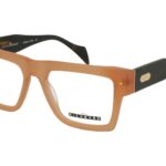 LIGHT ORANGE MATT FRONT DRK AVANA MATT TEMPLE PLASTIC FRAME