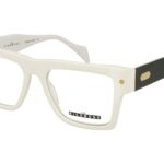 WHITE MATT FRONT  BLACK MATT/WHITE MATT TEMPLE PLASTIC FRAME