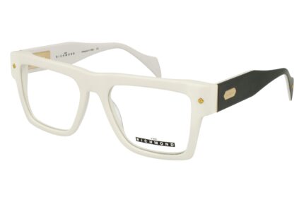 WHITE MATT FRONT  BLACK MATT/WHITE MATT TEMPLE PLASTIC FRAME