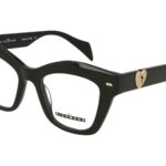 BLACK FRONT AND TEMPLE PLASTIC FRAME