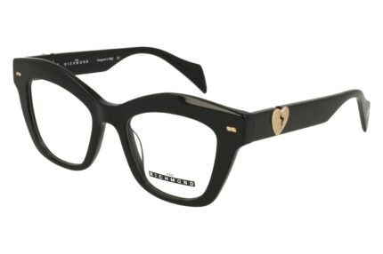 BLACK FRONT AND TEMPLE PLASTIC FRAME