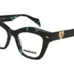 AVANA BLACK TURQUOISE FRONT AND TEMPLE PLASTIC FRAME