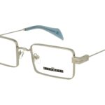 SILVER FRONT AND TEMPLE BLUE OPALINE AC ETIP METAL FRAME