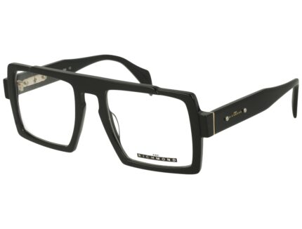 BLACK FRONT AND TEMPLE PLASTIC FRAME
