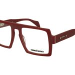 FULL BORDEAUX MATT FRONT AND TEMPLE PLASTIC FRAME