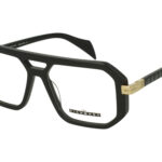 BLACK FRONT/ETIPS SHINY GOLD TEMPLE PLASTIC FRAME