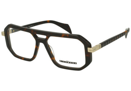 DARK AVANA FRONT/ETIPS SHINY GOLD TEMPLE PLASTIC FRAME
