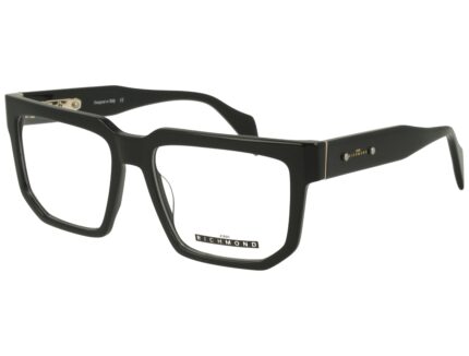 BLACK FRONT AND TEMPLE PLASTIC FRAME