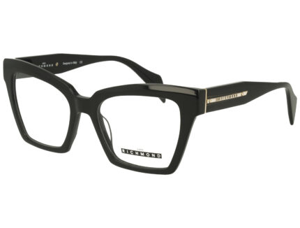 BLACK FRONT AND TEMPLE PLASTIC FRAME