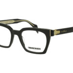 BLACK FRONT BLACK/XTAL TEMPLE PLASTIC FRAME