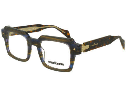 STRIP BROWN/BLU WOOD EFF FRONT DRK AVANA WOOD EFF OUT/XTAL IN TEMPLE PLAST FRAME