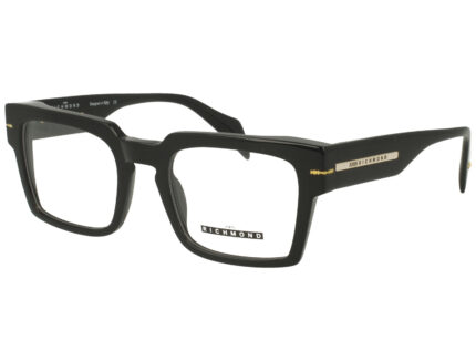 BLACK FRONT AND TEMPLE PLASTIC FRAME