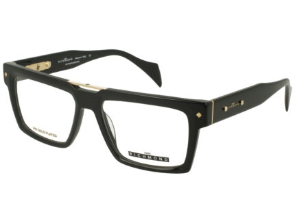 BLACK FRONT/TEMPLE + 24K GOLD PLATED PLASTIC FRAME