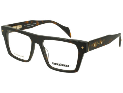 DARK AVANA FRONT AND TEMPLE + 24K GOLD PLATED  PLASTIC FRAME