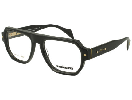 BLACK FRONT XTALTEMPLE + 24K GOLD PLATED  PLASTIC FRAME