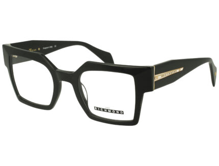 BLACK FRONT AND TEMPLE  PLASTIC FRAME