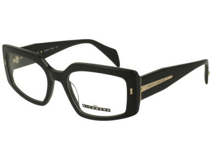 BLACK FRONT AND TEMPLE  PLASTIC FRAME