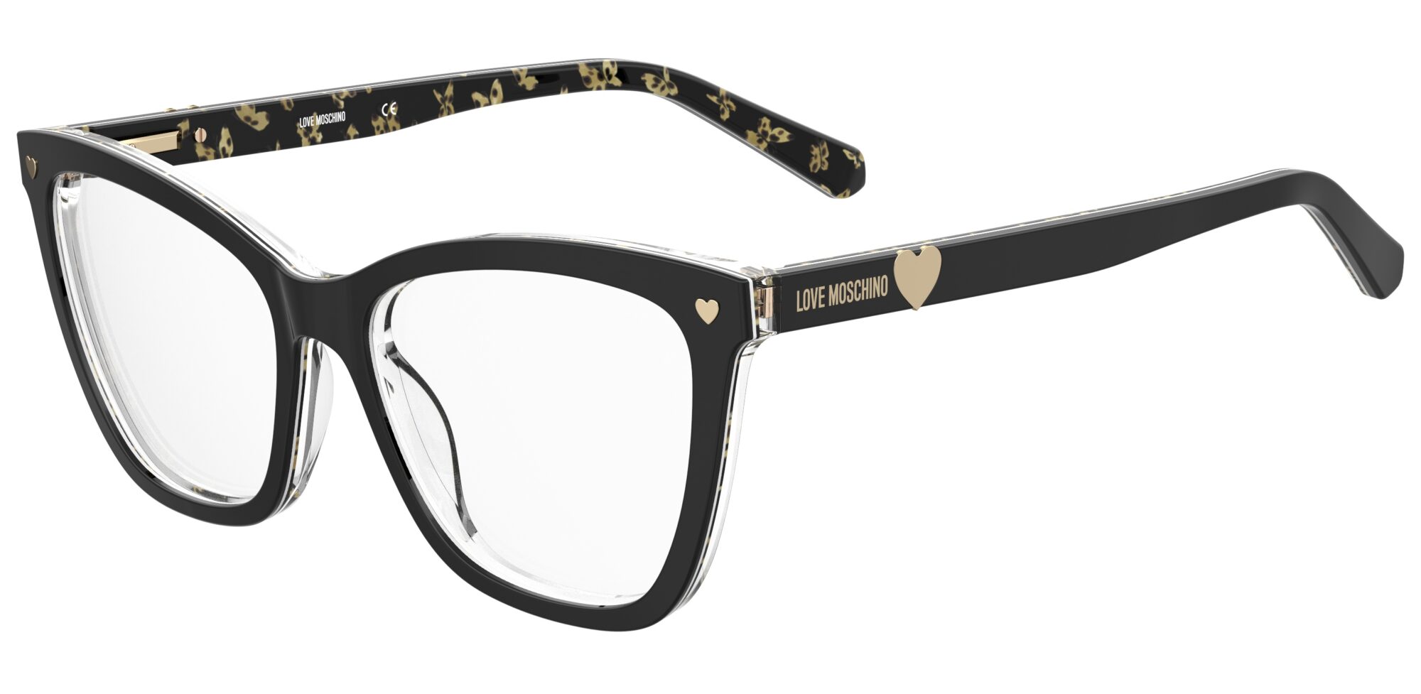 MOSCHINO LOVE - MOL593 PATTERN BLACK 1 Occhiale MOSCHINO LOVE da Vista Donna 1