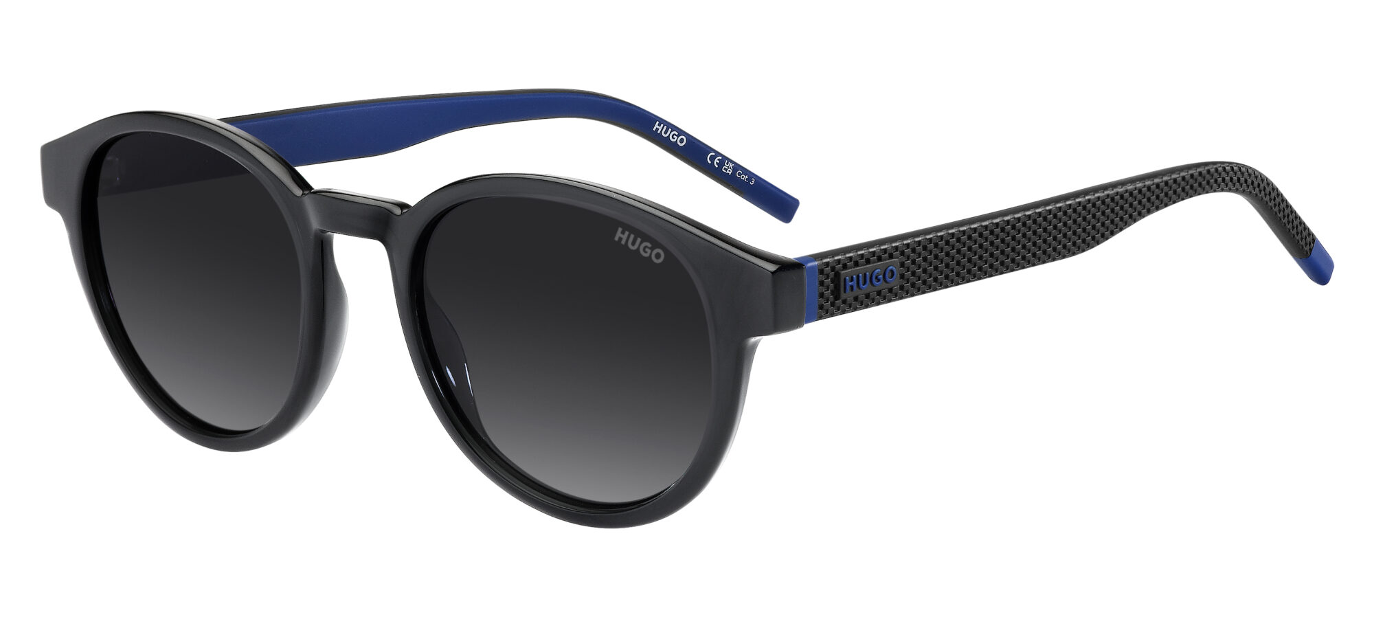 HUGO - HG 1390/S SHADED GREY TEXTURE TRANSPARENT GRE 1 Occhiale HUGO da Sole Uomo 1