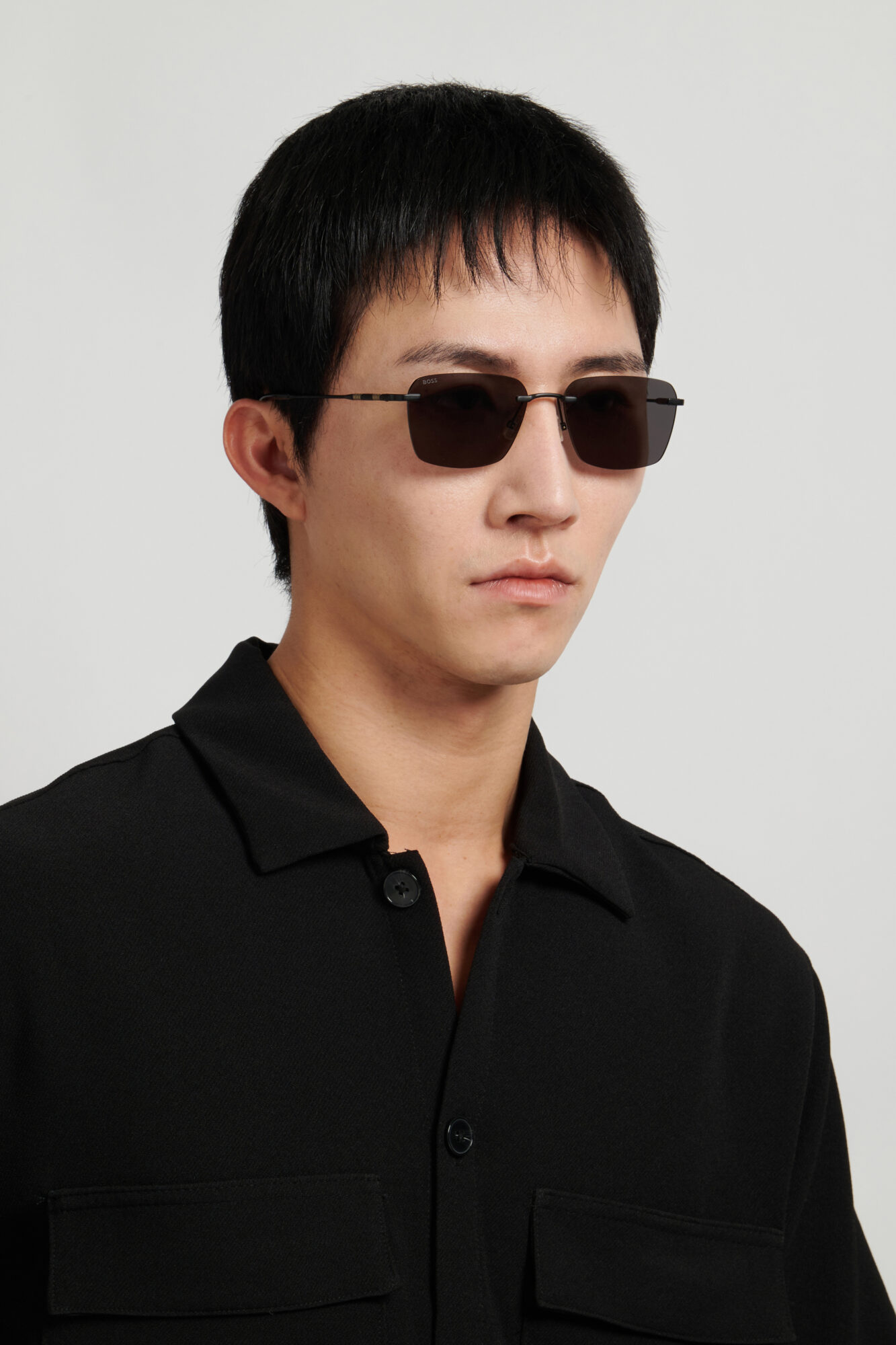 HUGO BOSS - BOSS 1925/F/S MATTE BLACK 1 Occhiale HUGO BOSS da Sole Uomo 1