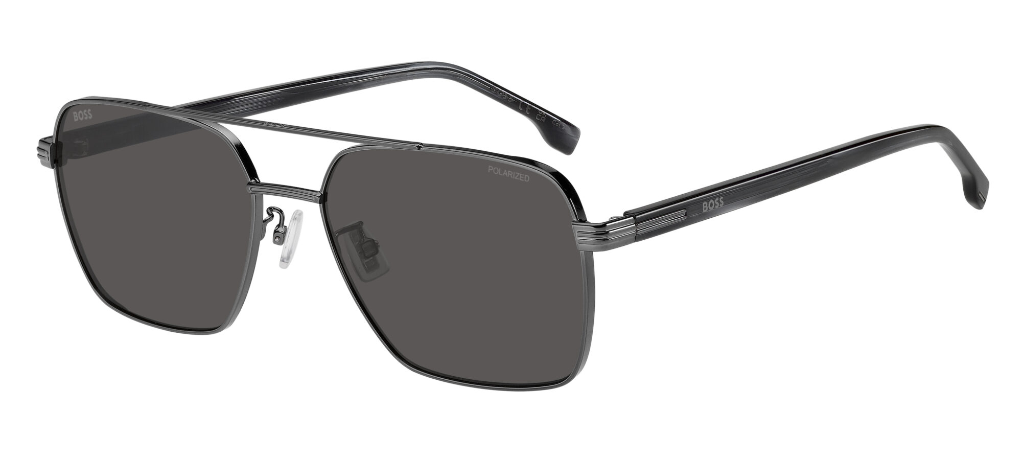 HUGO BOSS - BOSS 1846/G/S DARK RUTHENIUM BLACK 1 Occhiale HUGO BOSS da Sole Uomo 1