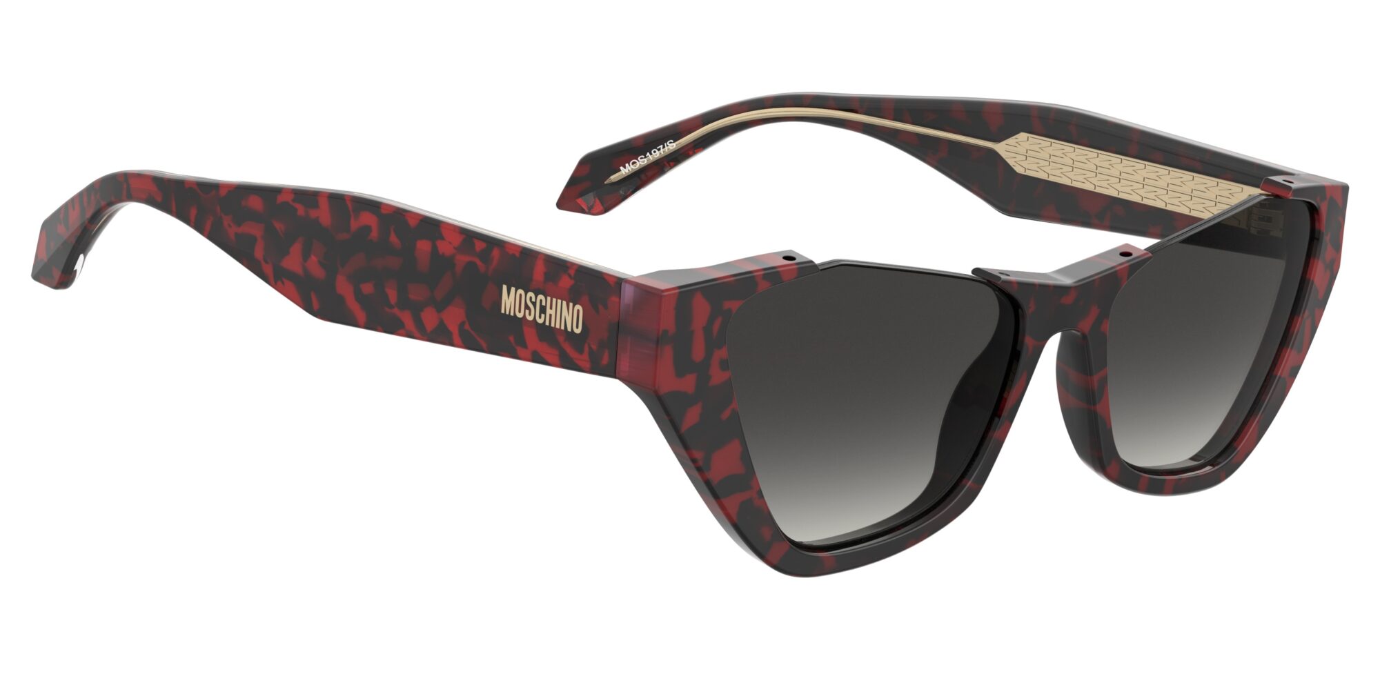 MOSCHINO - MOS197/S RED HAVANA 1 Occhiale MOSCHINO da Sole Donna 1