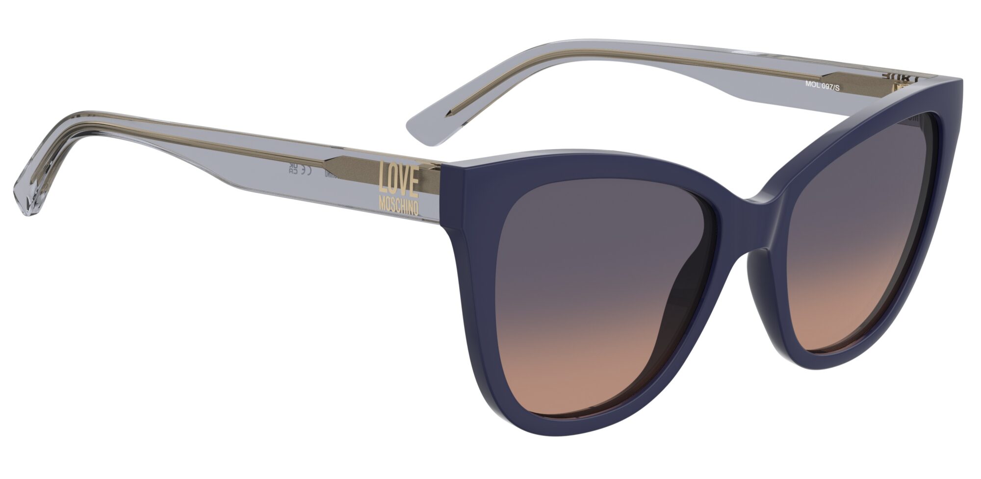 MOSCHINO LOVE - MOL097/S BLUE 1 Occhiale MOSCHINO LOVE da Sole Donna 1