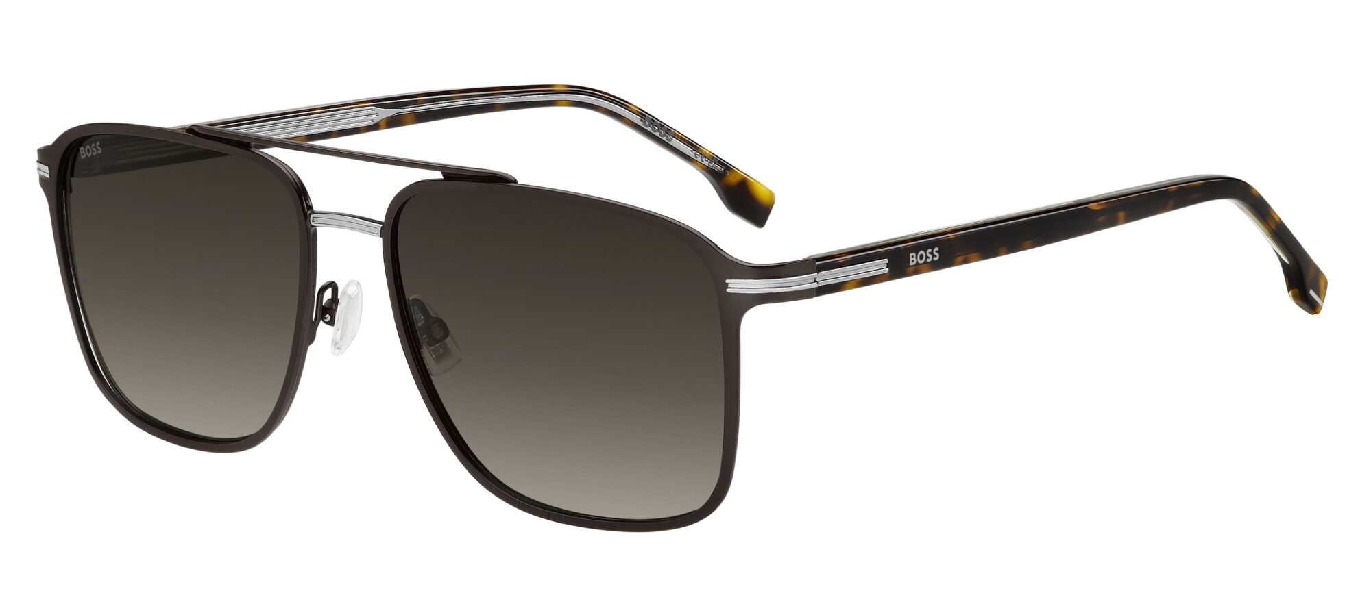 HUGO BOSS - BOSS 1748/S MATTE BROWN PALLADIUM 1 Occhiale HUGO BOSS da Sole Uomo 1