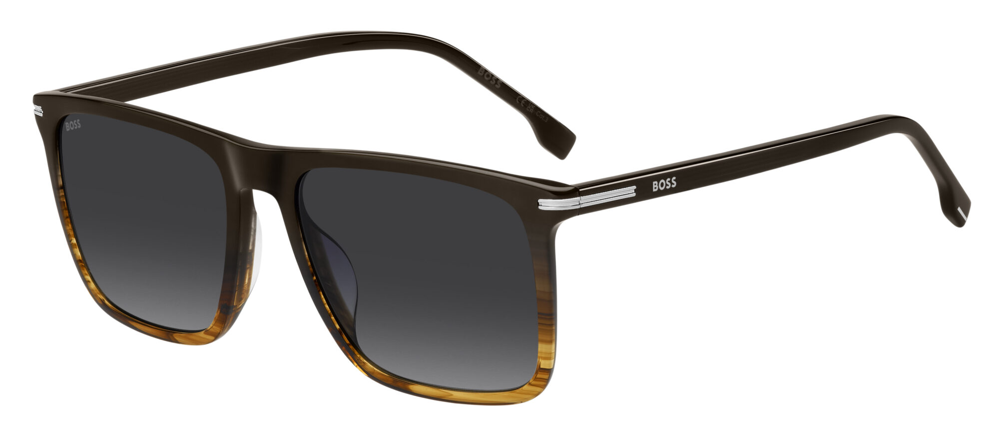 HUGO BOSS - BOSS 1750/G/S BROWN SHADED HORN 1 Occhiale HUGO BOSS da Sole Uomo 1