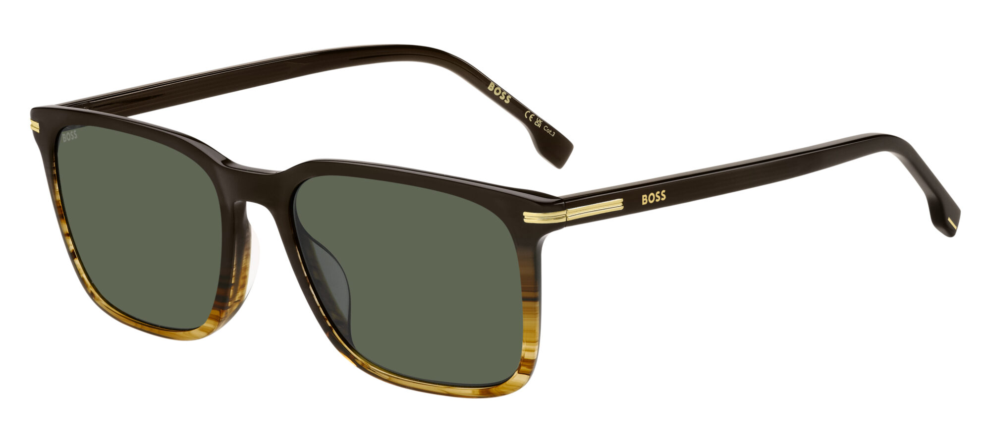 HUGO BOSS - BOSS 1749/G/S BROWN SHADED HORN 1 Occhiale HUGO BOSS da Sole Uomo 1