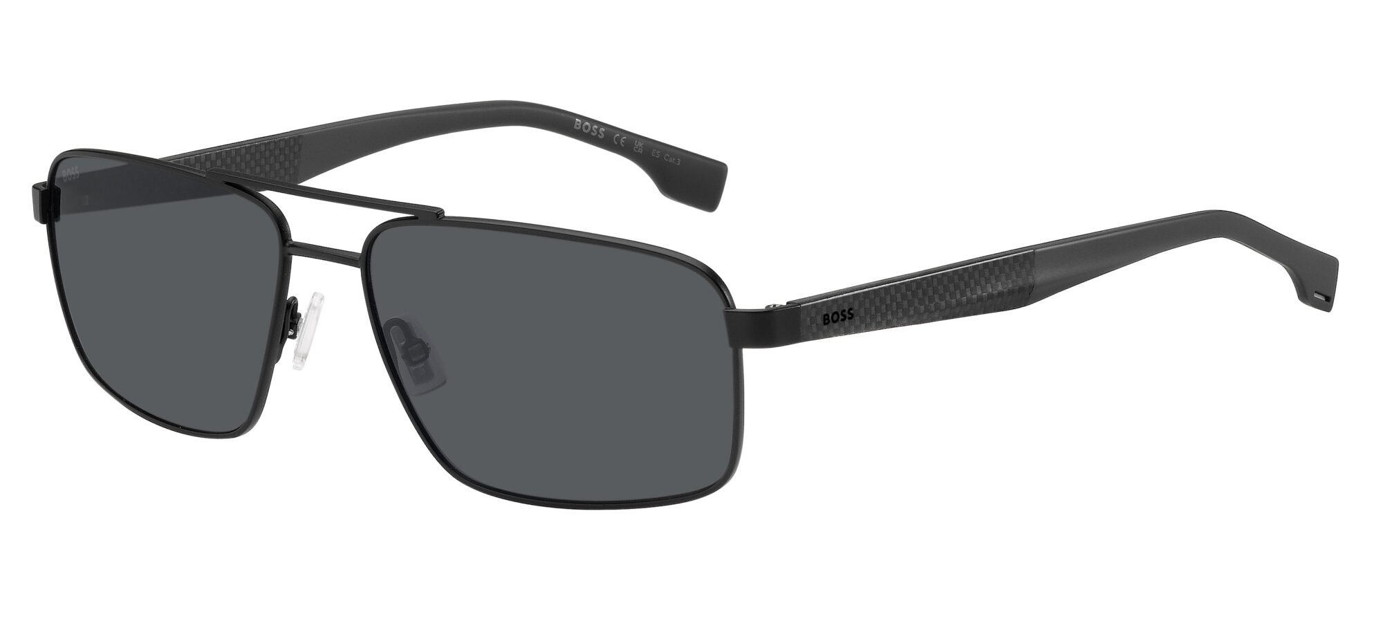 HUGO BOSS - BOSS 1580/S MATTE BLACK GREY 1 Occhiale HUGO BOSS da Sole Uomo 1