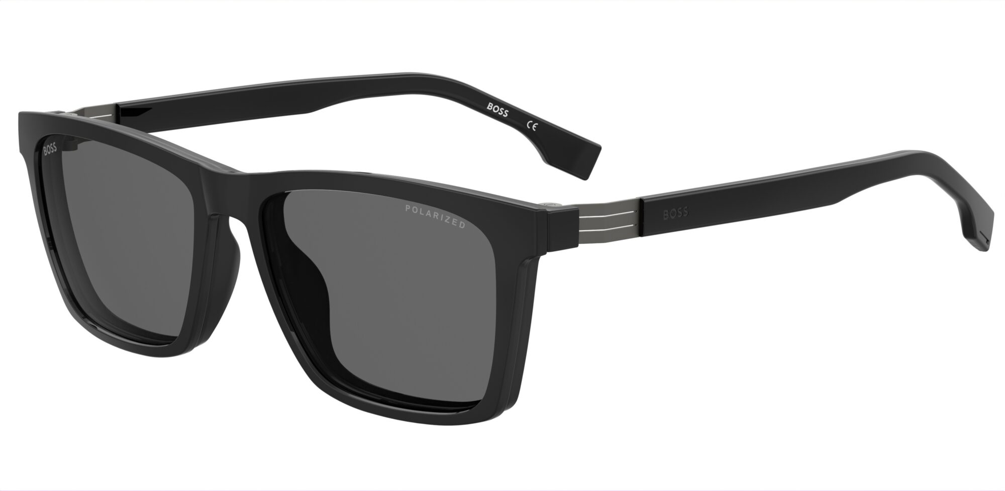 HUGO BOSS - BOSS 1576/CS BLACK 1 Occhiale HUGO BOSS da OPT + CLIP-ON Uomo 1