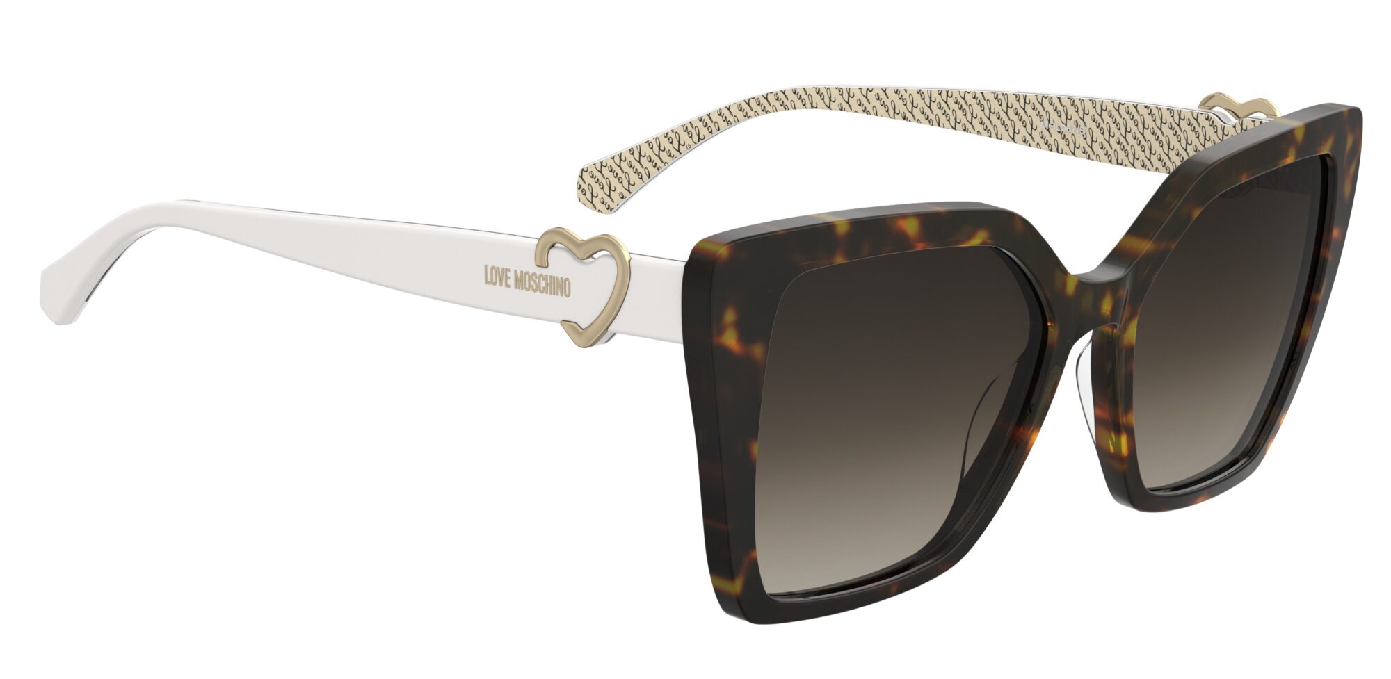 MOSCHINO LOVE - MOL067/S HAVANA PATTERN WHITE 1 Occhiale MOSCHINO LOVE da Sole Donna 1
