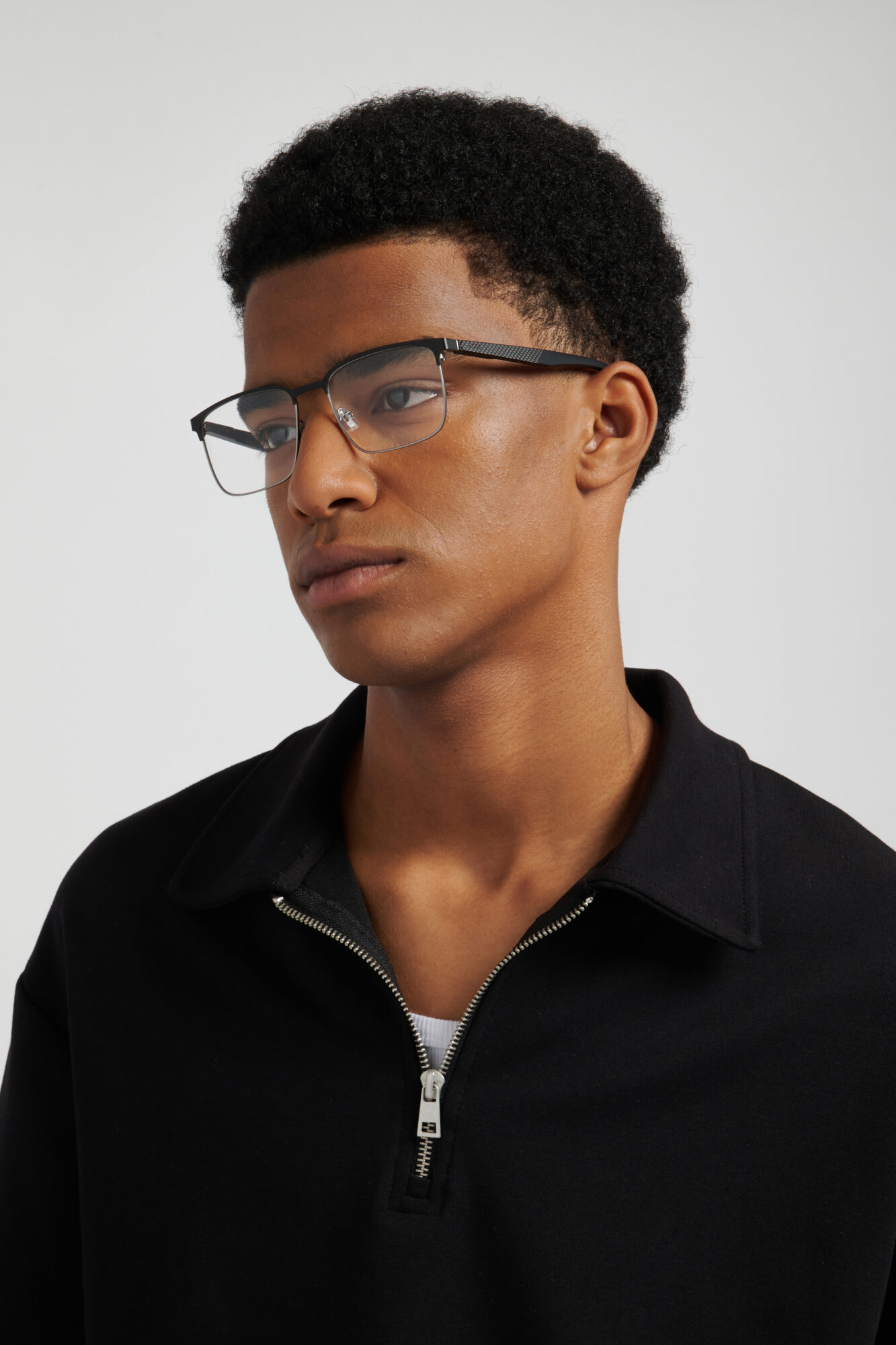 HUGO BOSS - BOSS 1917 MATTE BLACK RUTHENIUM 1 Occhiale HUGO BOSS da Vista Uomo 1