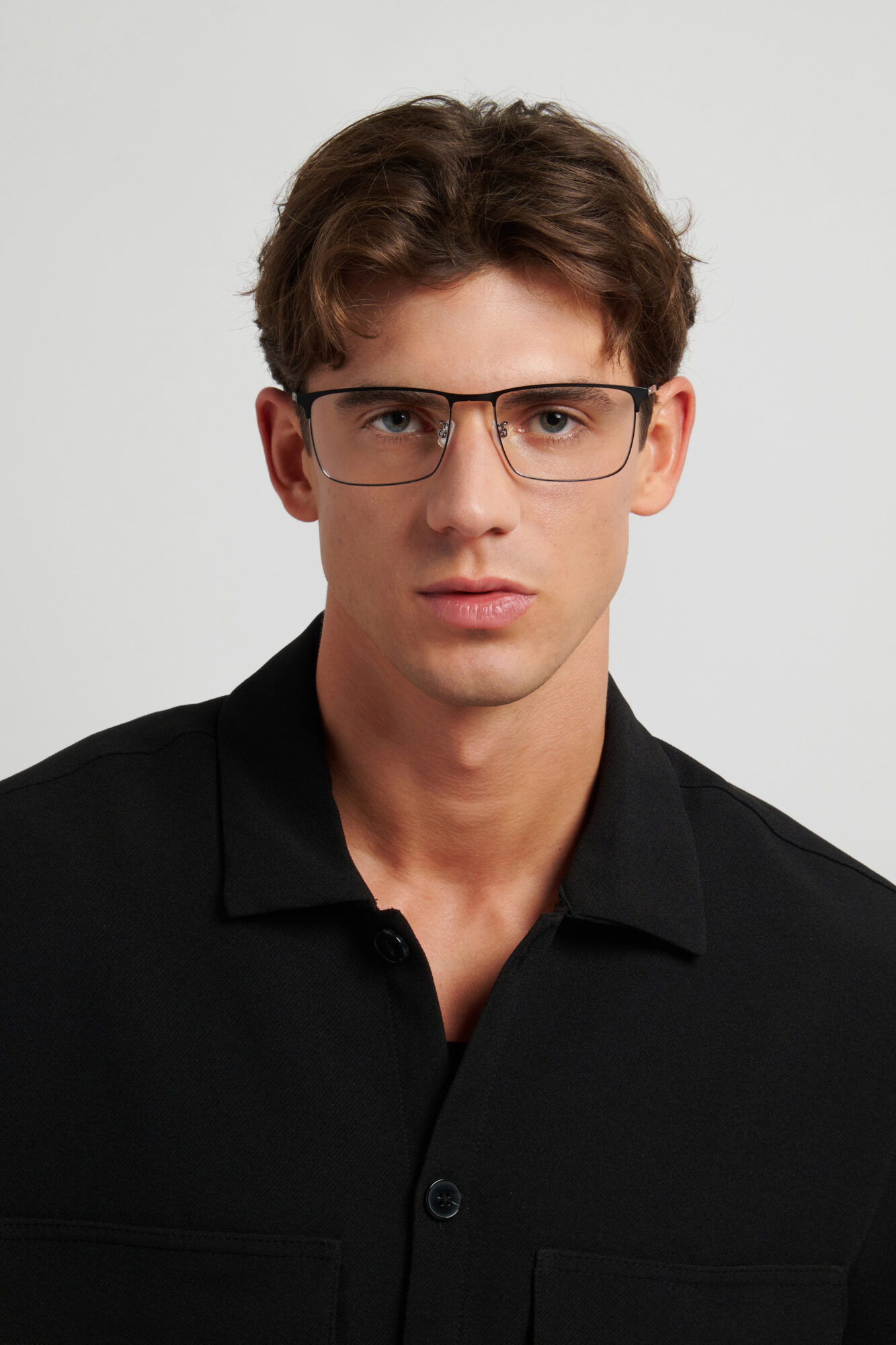 HUGO BOSS - BOSS 1902/G MATTE DARK RUTHENIUM 1 Occhiale HUGO BOSS da Vista Uomo 1