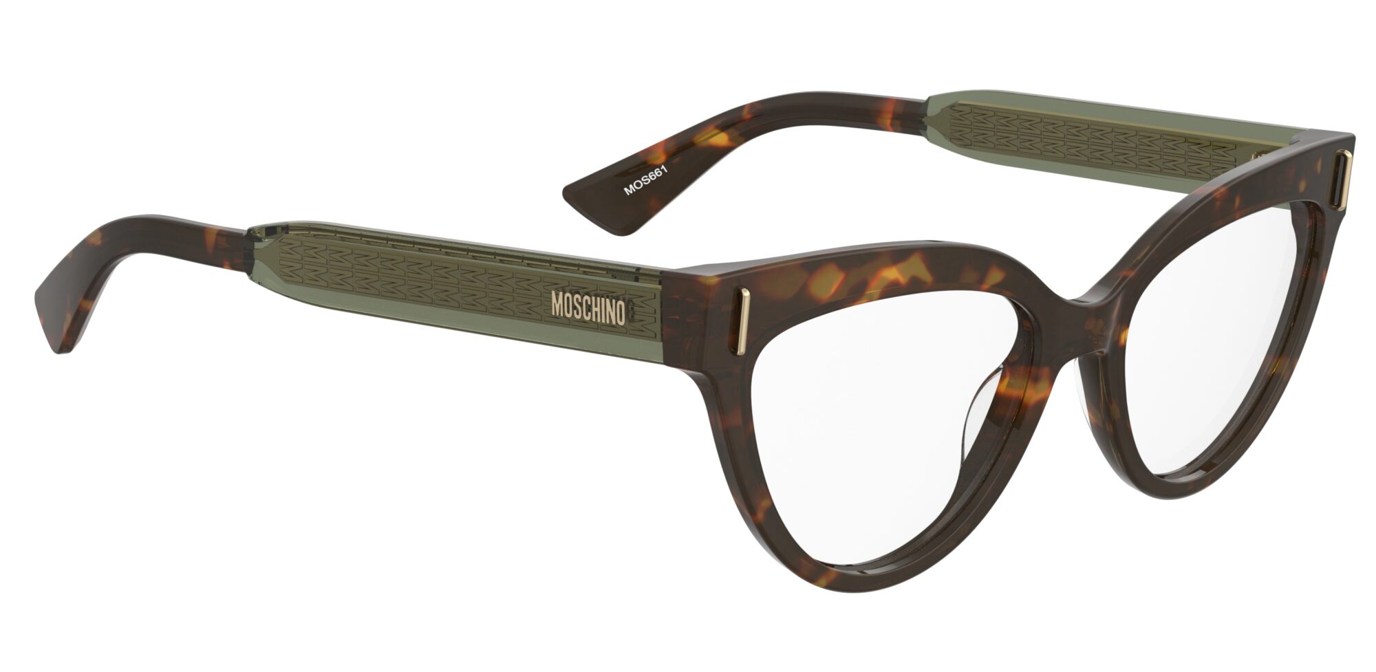 MOSCHINO - MOS661 HAVANA GREEN 1 Occhiale MOSCHINO da Vista Donna 1