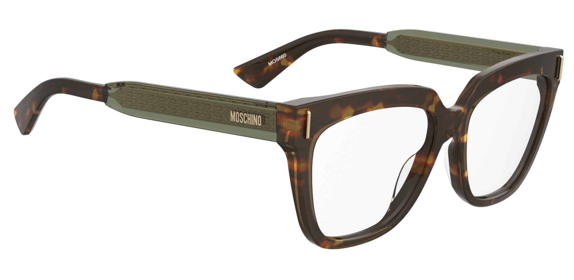MOSCHINO - MOS660 HAVANA GREEN 1 Occhiale MOSCHINO da Vista Donna 1